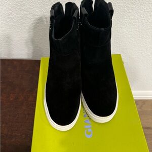 Giuseppe Zanotti Black Suede High-Top Sneakers